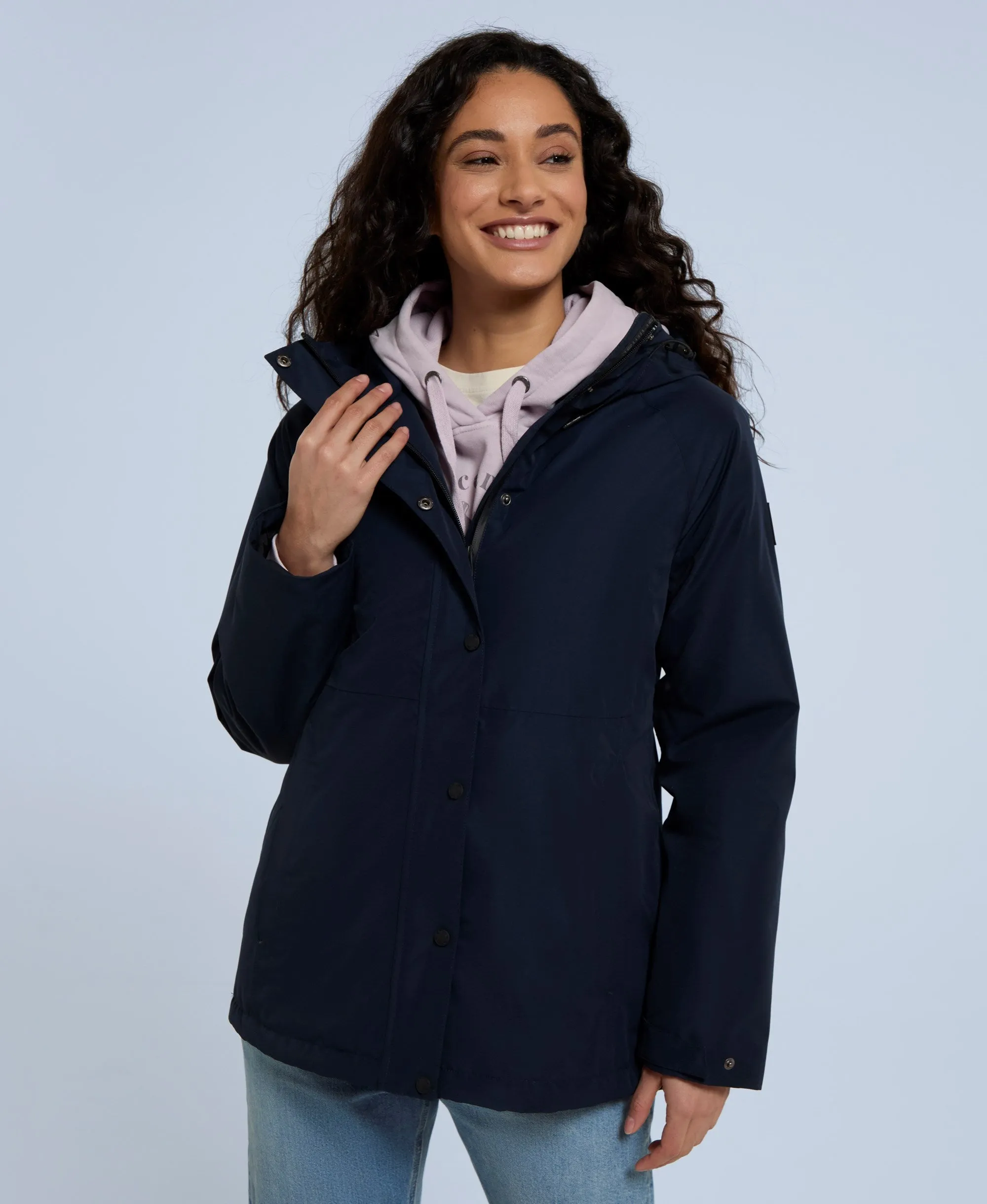 Harlyn Womens Waterproof Jacket - Navy