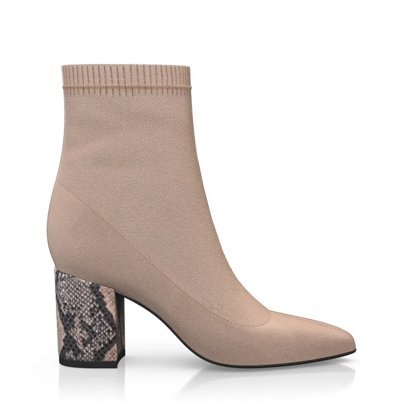 Heeled 26125 Sock Boots