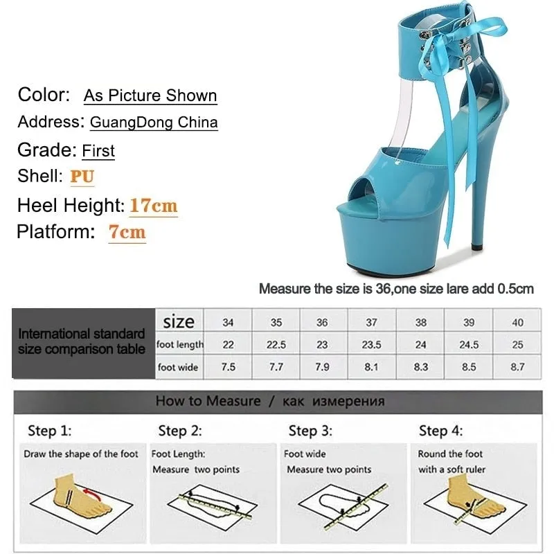 Ankle Strap Lace-Up High Heel Summer Sandals - Mixed Colors Women's Pumps