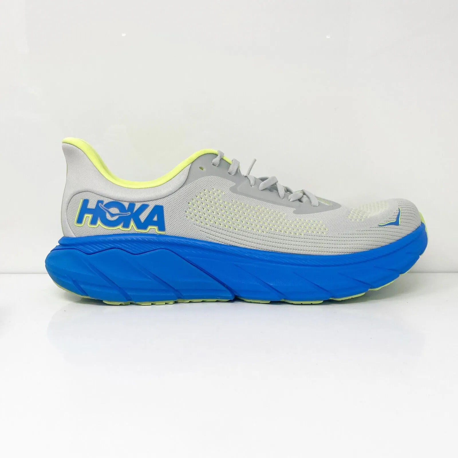 Hoka One One Mens Arahi 7 1147850 STLC Gray Running Shoes Sneakers Size 12.5 D