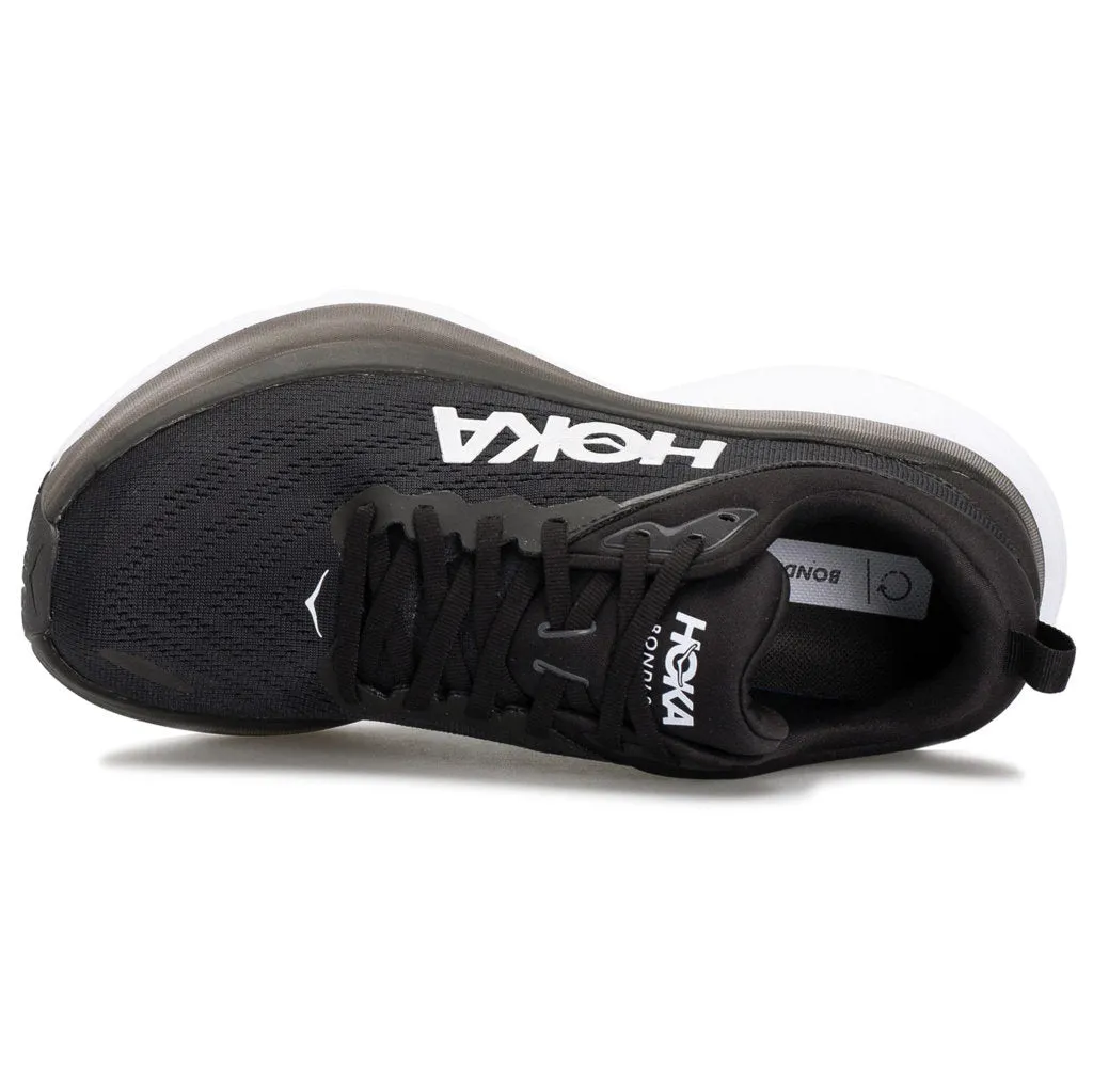 Hoka Womens Trainers Bondi 8 Lace-Up Low-Top Sneakers Textile - UK 7.5