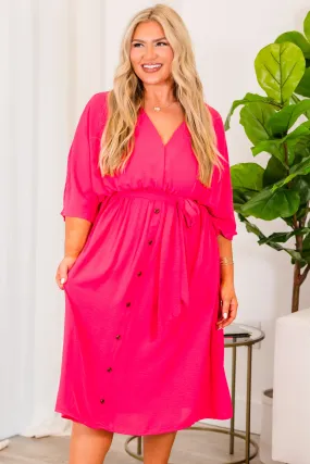 Hot Pink Hopelessly Yours Dress - Shop Now!