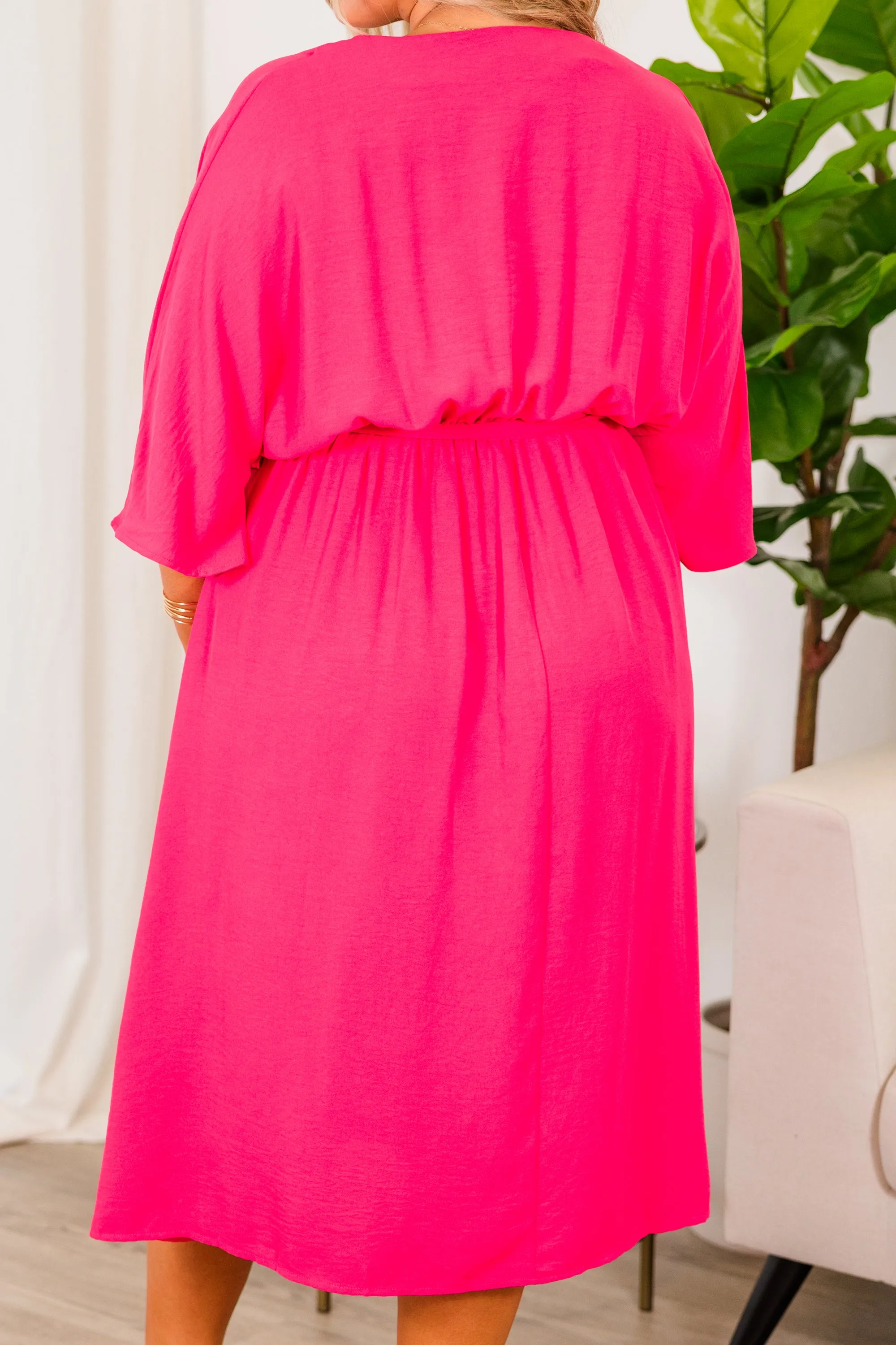 Hot Pink Hopelessly Yours Dress - Shop Now!