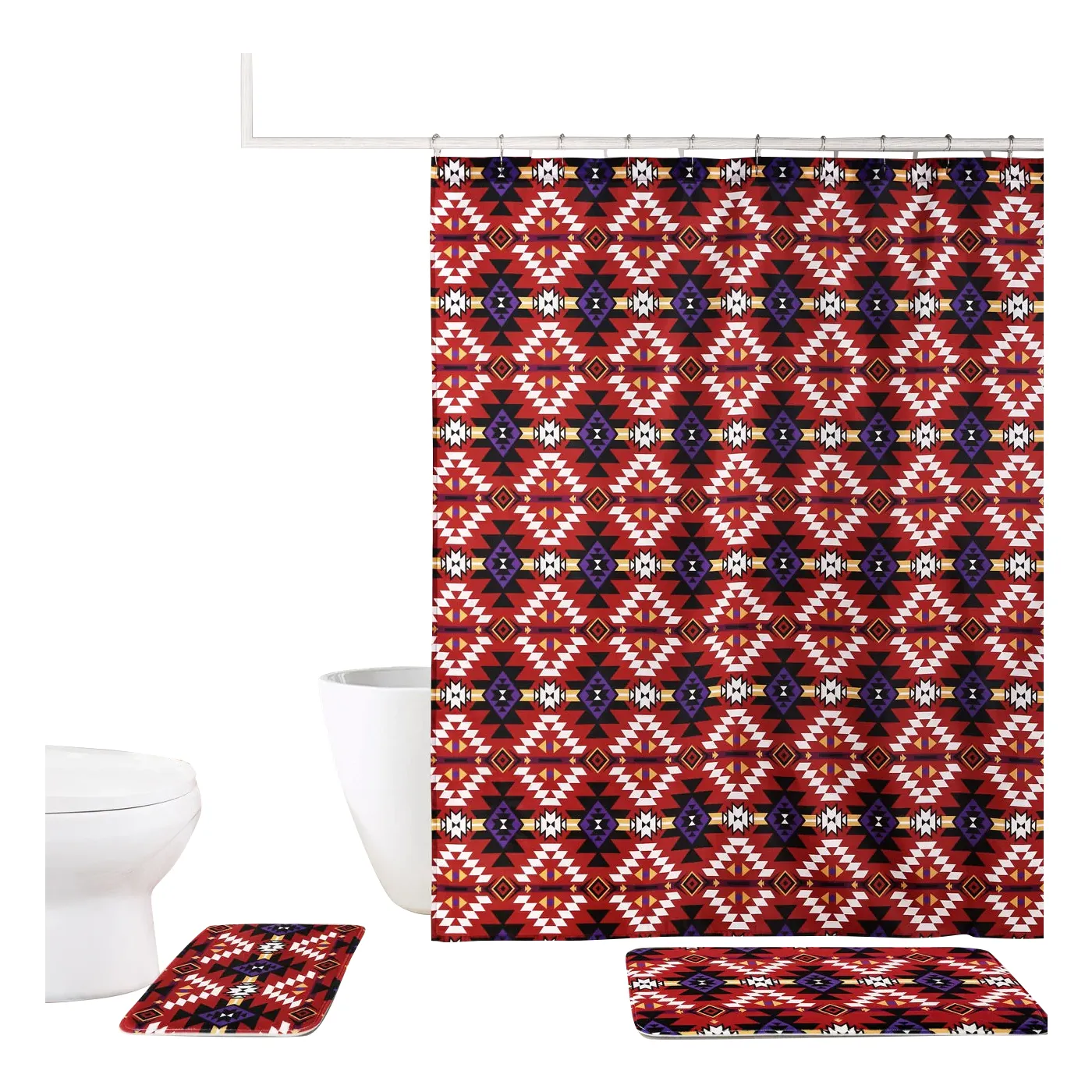 Indigenous Art Bathroom Set