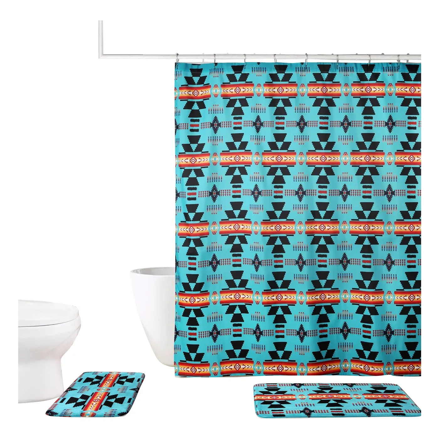 Indigenous Art Bathroom Set