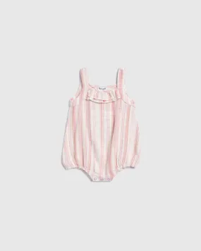 Infant Girl Multi Stripe Onesie