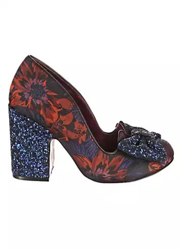 Irregular Choice Navy On My Way Heels | Grattan