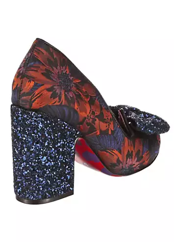 Irregular Choice Navy On My Way Heels | Grattan