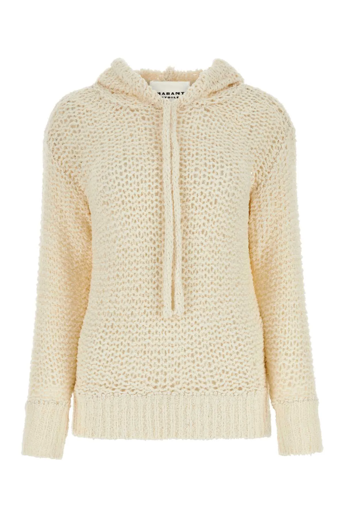 Isabel Marant Etoile Ivory Cotton Blend Idony Sweatshirt