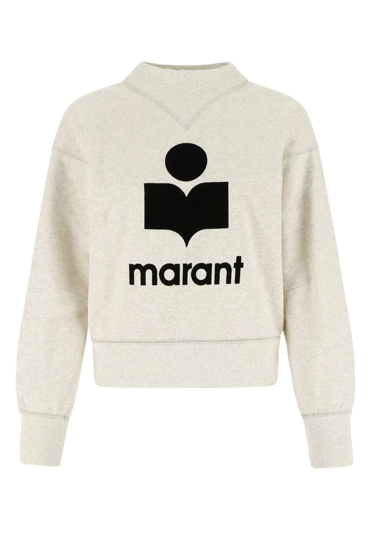 Isabel Marant Etoile Melange Sand Cotton Blend Moby Sweatshirt