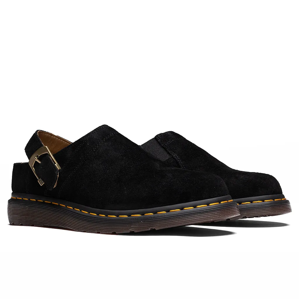 Isham Black Suede Desert Oasis