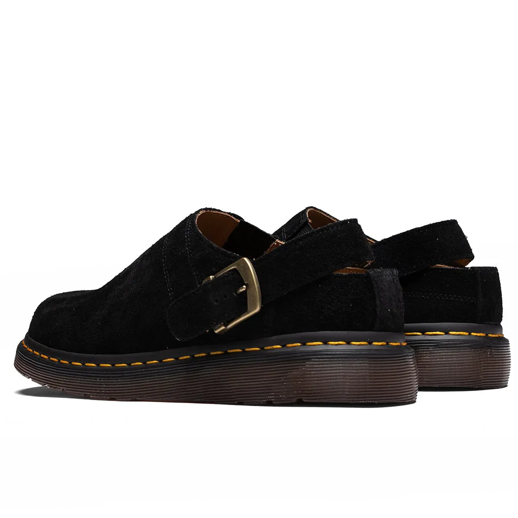 Isham Black Suede Desert Oasis