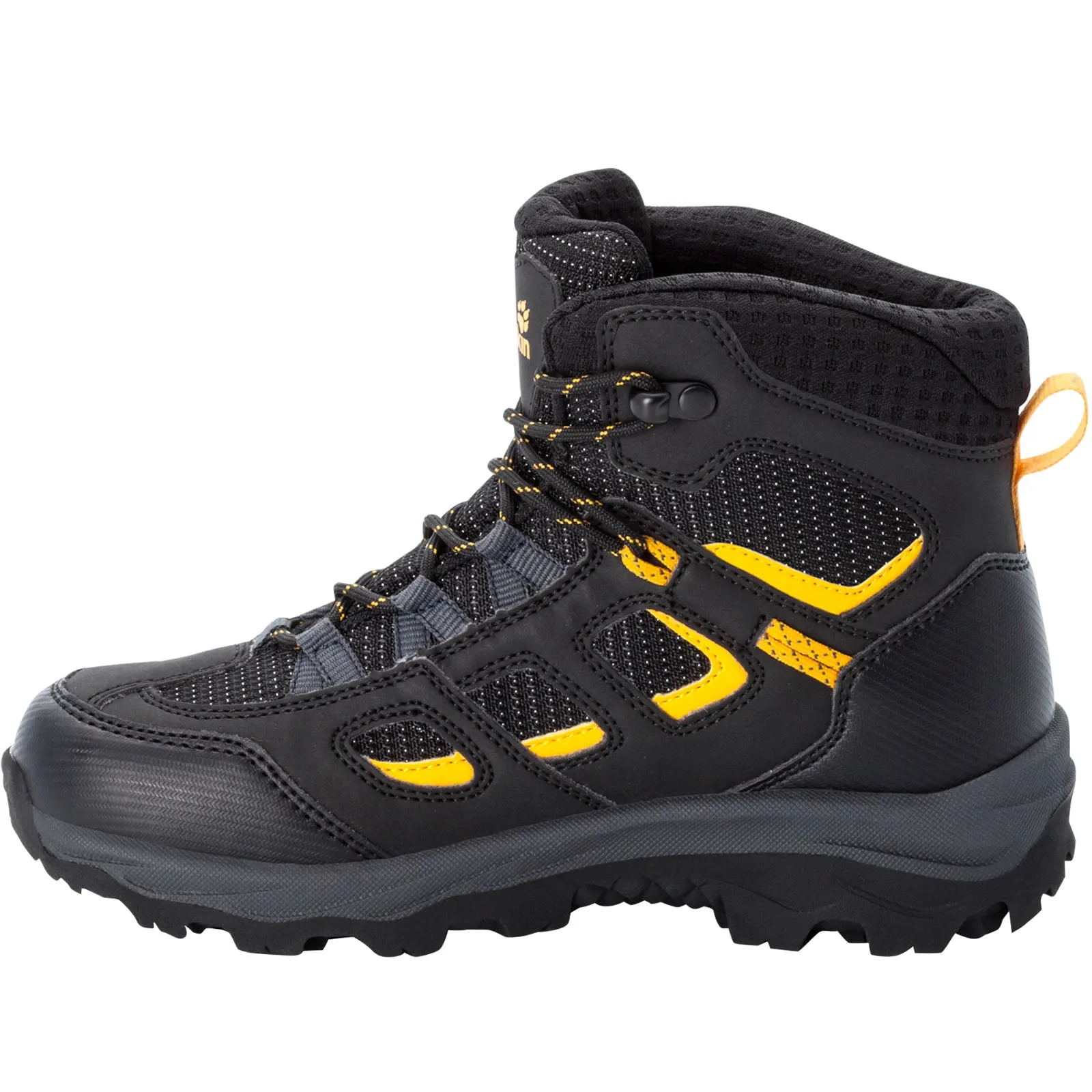 Jack Wolfskin Kids Vojo Texapore Waterproof Walking Boots - Black