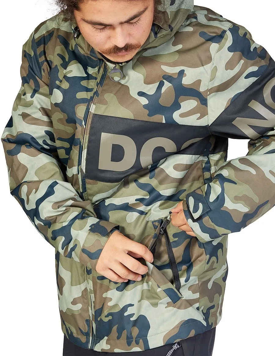 jacket DC Propaganda - XGCK/Woodland Camo Green - men´s