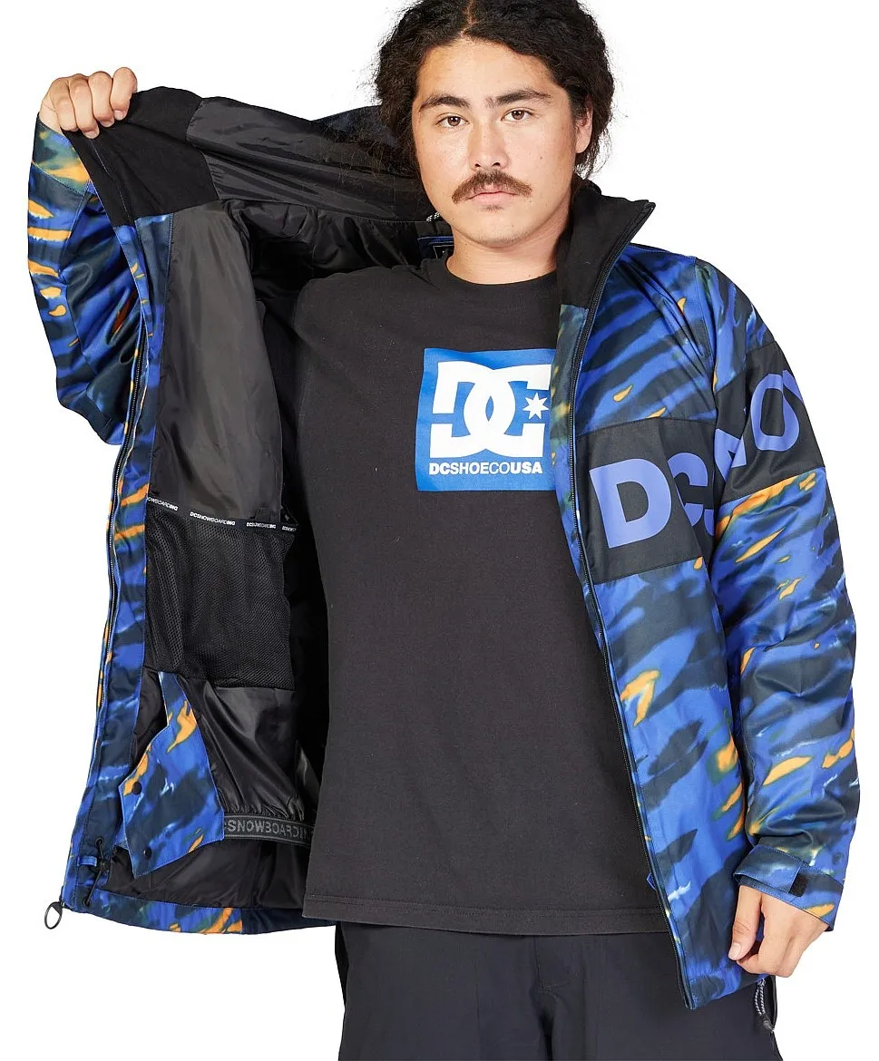 jacket DC Propaganda - XKBN/Angled Tie Dye Royal Blue - men´s