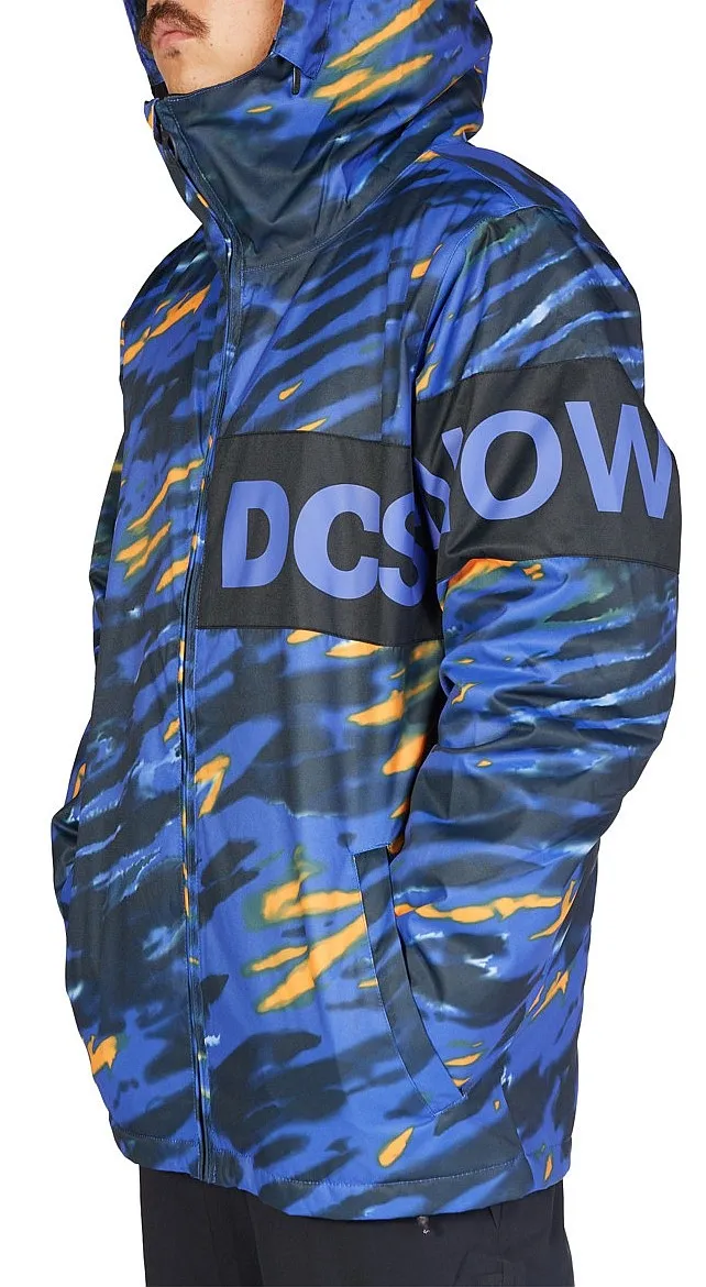 jacket DC Propaganda - XKBN/Angled Tie Dye Royal Blue - men´s