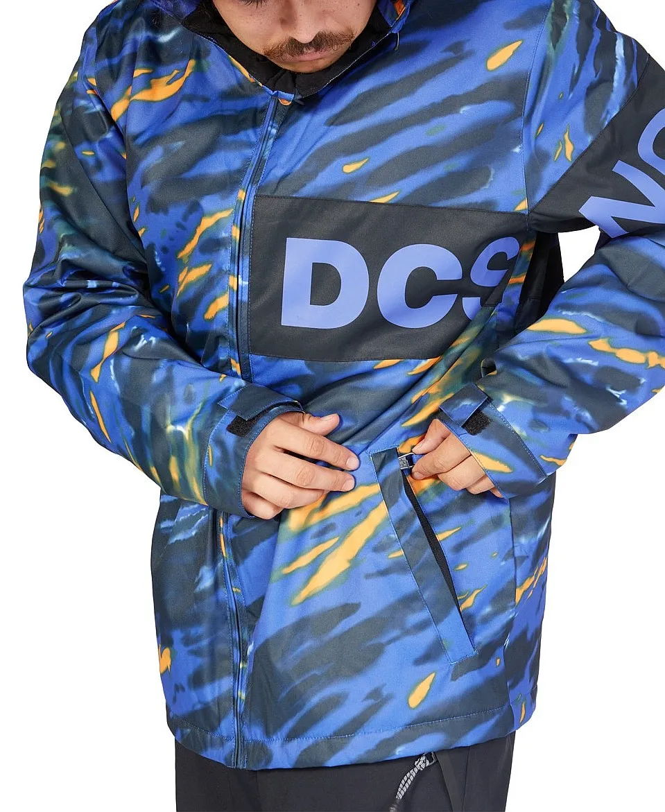 jacket DC Propaganda - XKBN/Angled Tie Dye Royal Blue - men´s