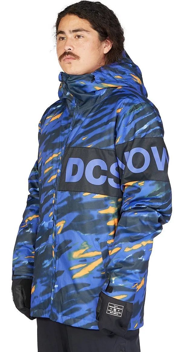 jacket DC Propaganda - XKBN/Angled Tie Dye Royal Blue - men´s