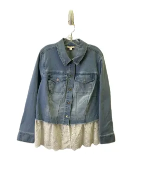 Jacket Denim By Style And Company In Blue Denim, Size: L