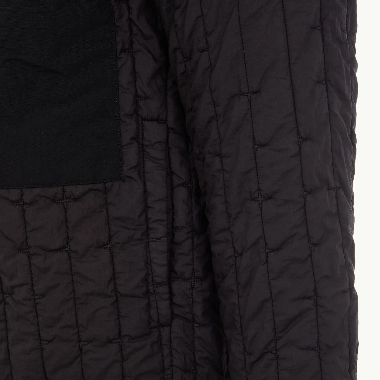 Jacket Patch Quilted Nylon Primaloft - Black 2980