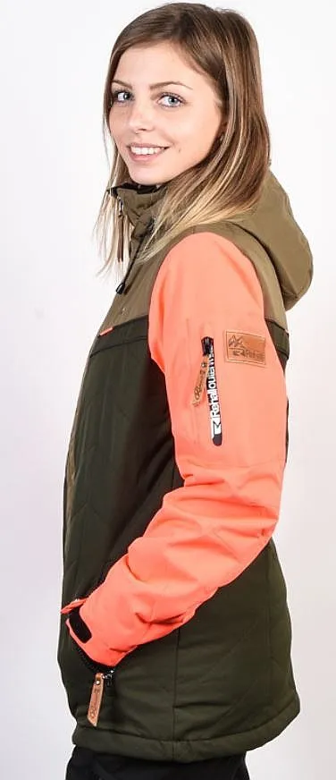 jacket Rehall Amber - Solid Coral - women´s