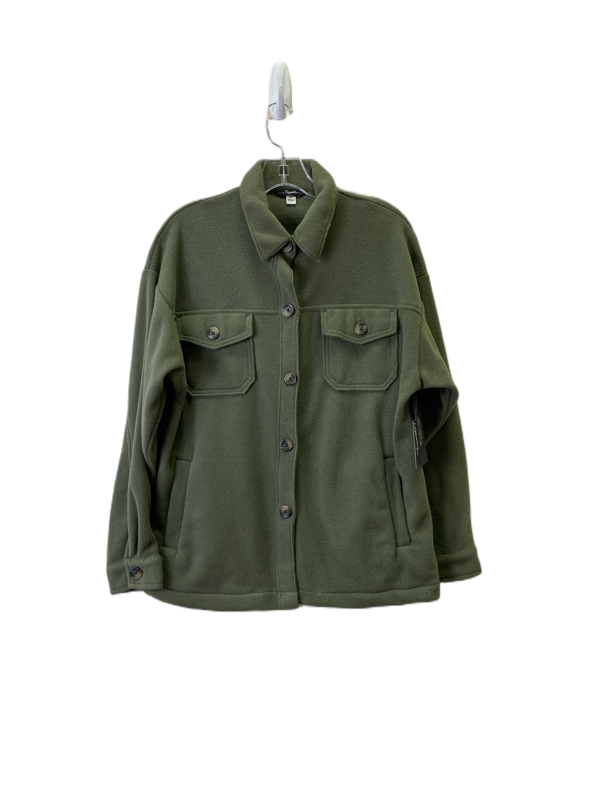 Jacket Shirt By supplies In Green, Size: M