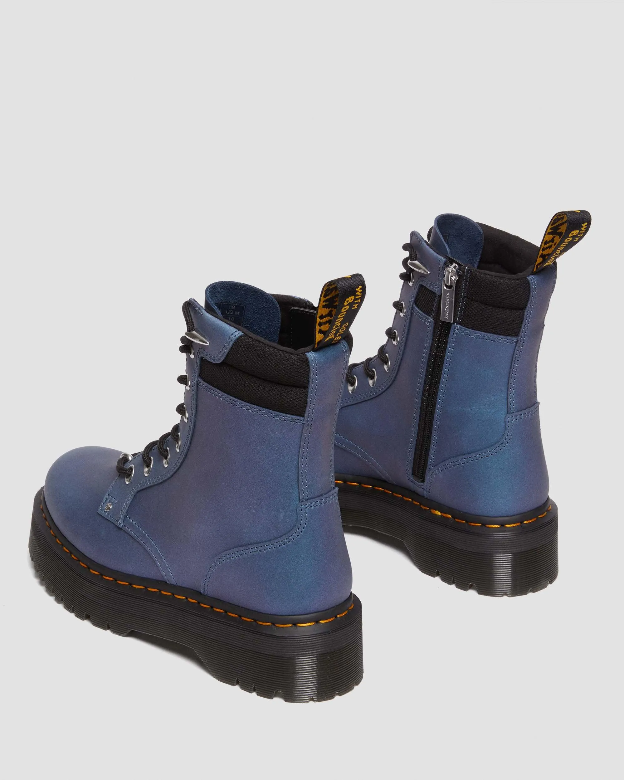 Jadon II Boot Hardware Pull Up Leather Platforms