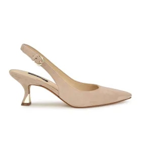 Jannit Pointy Toe Slingback Pumps