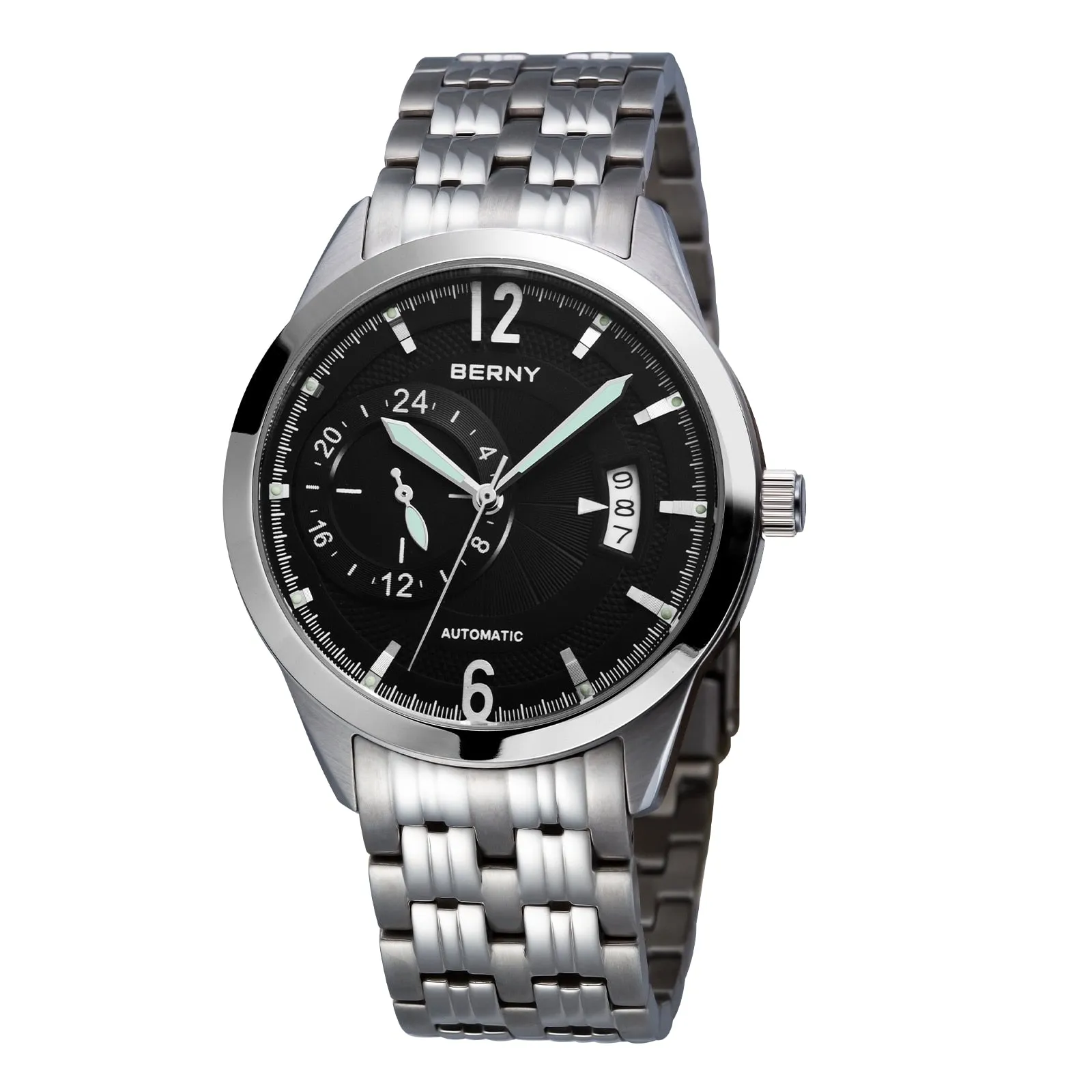 Japan Men's Automatic Watch with Luminous Calendar Functions