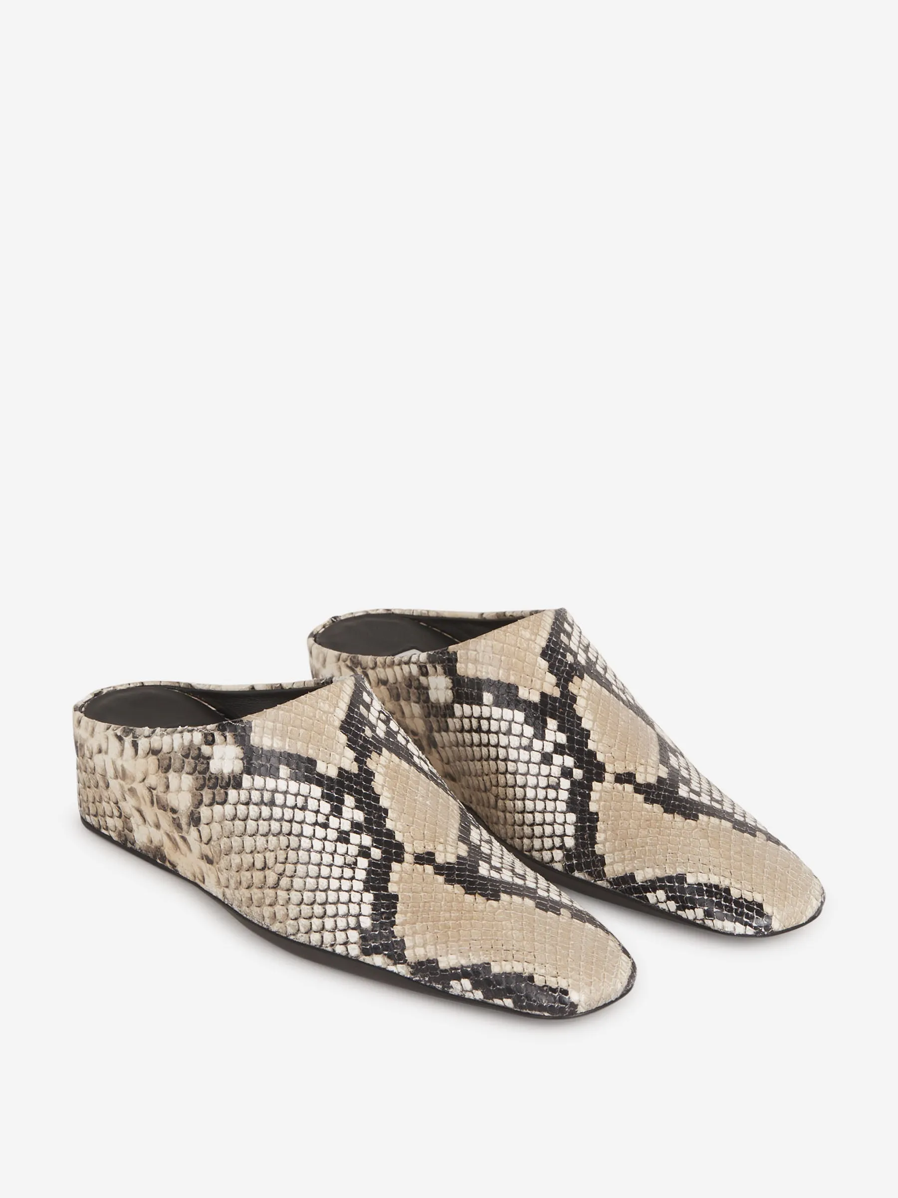 Jil Sander Python Slip-On Shoes