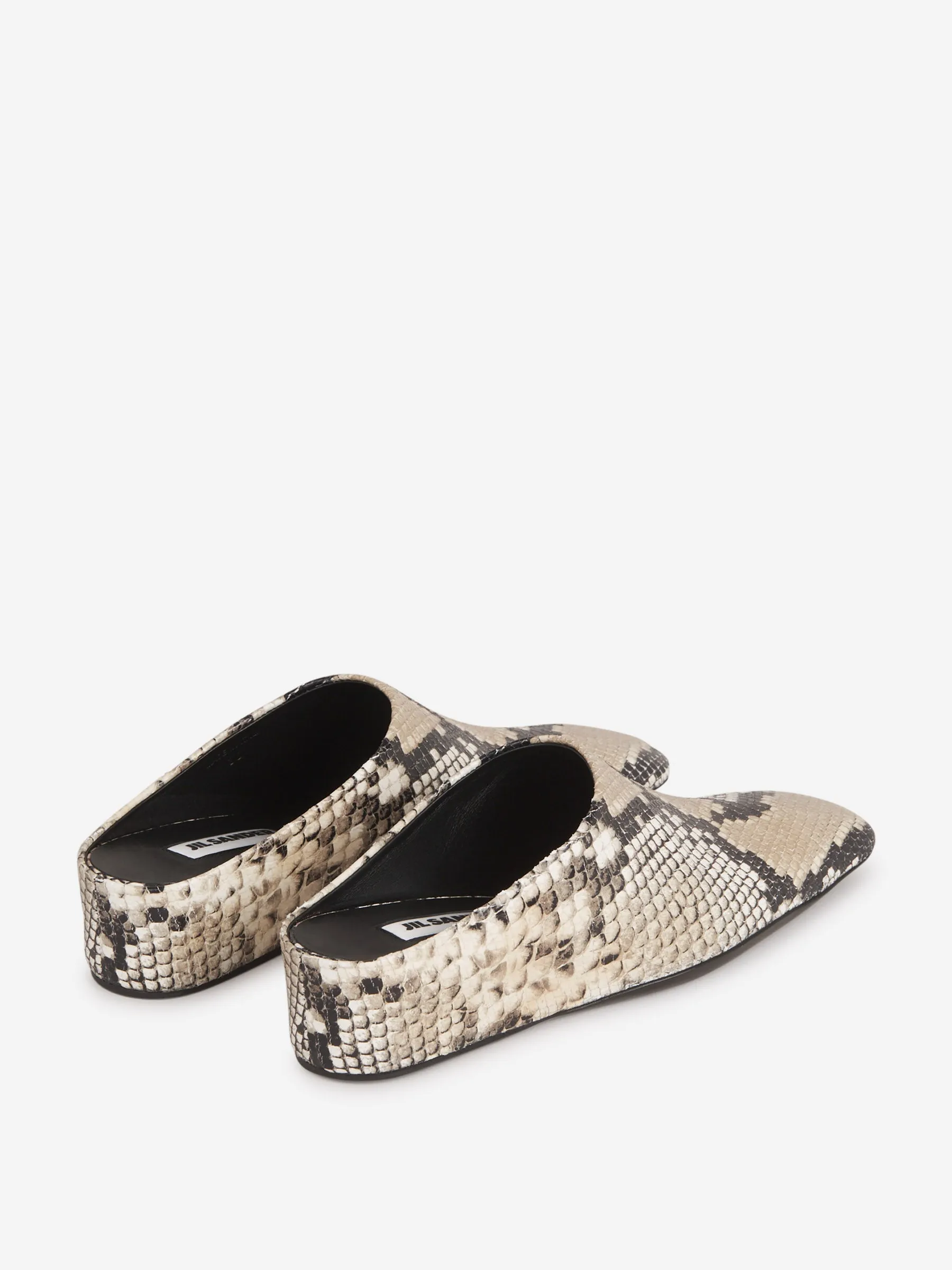 Jil Sander Python Slip-On Shoes