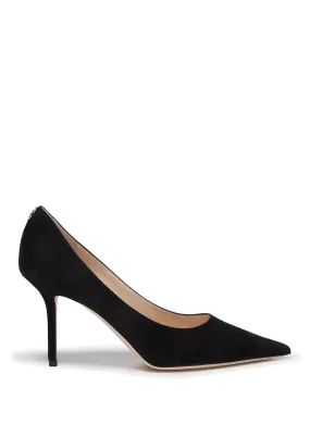 Jimmy choo  Love 85 suede leather Heels - Black