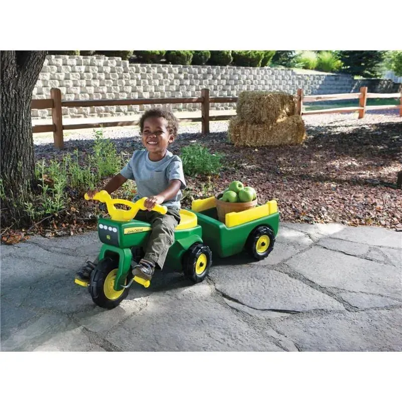 John Deere - Trike & Wagon - Kid Powered Tricycle Ride On Toy