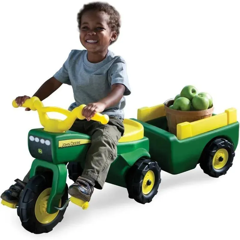 John Deere - Trike & Wagon - Kid Powered Tricycle Ride On Toy