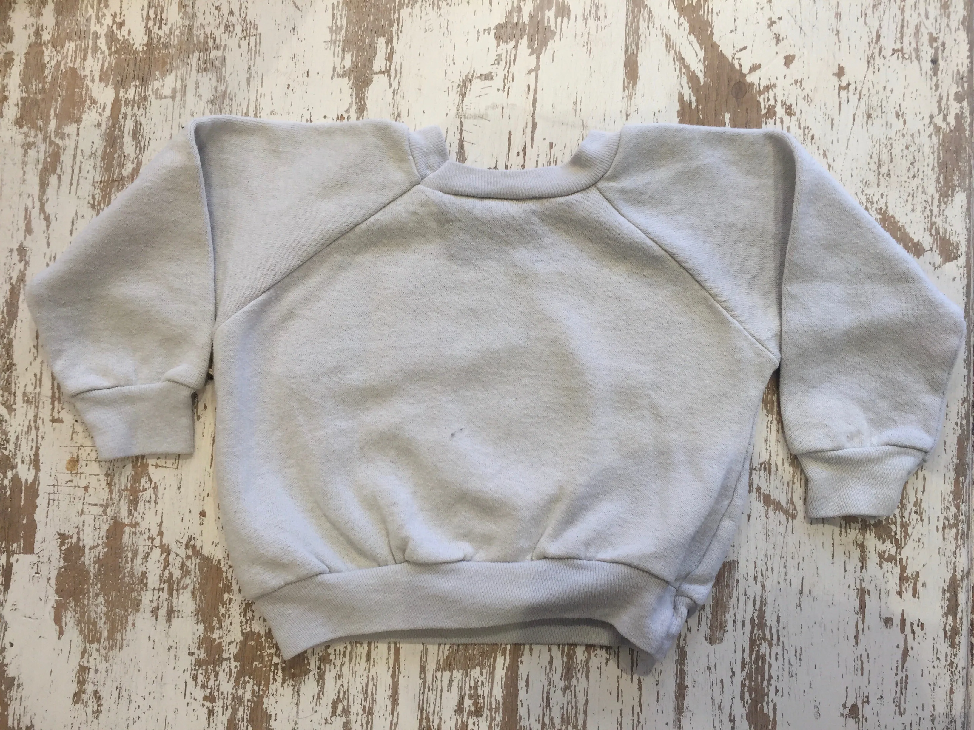 Kansas State Toddler Sweatshirt - Vintage Gray Collegiate Kids Sweatshirt