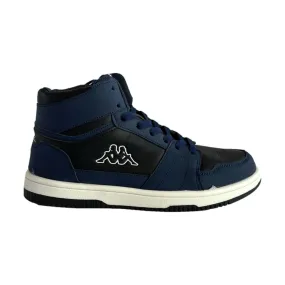 Kappa 361L8GW Logo Basin MD Kid Sneakers Alte Unisex Blu Nero