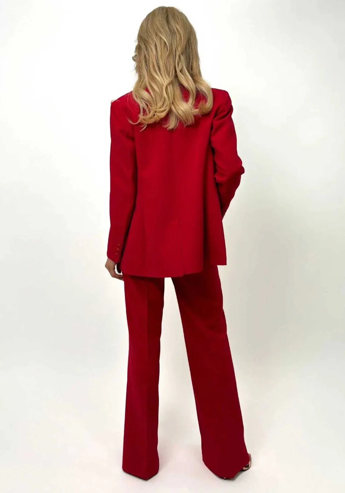 Kate & Pippa Palermo Wide Leg Trousers, Red