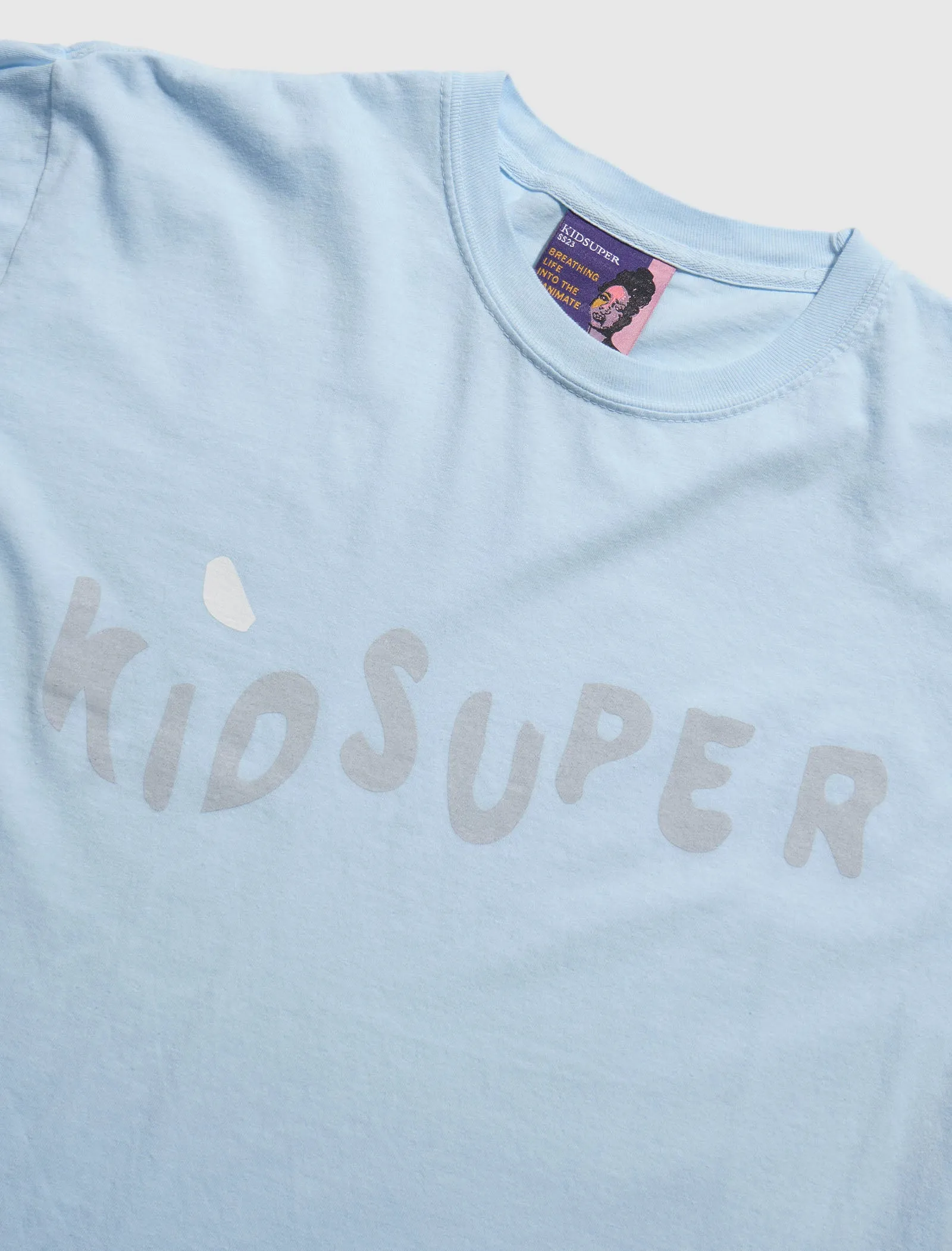 KID SUPER WAVE TEE   LIGHT BLUE