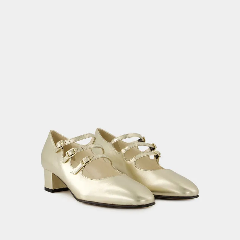 Kina Pumps - Carel - Leather - Gold