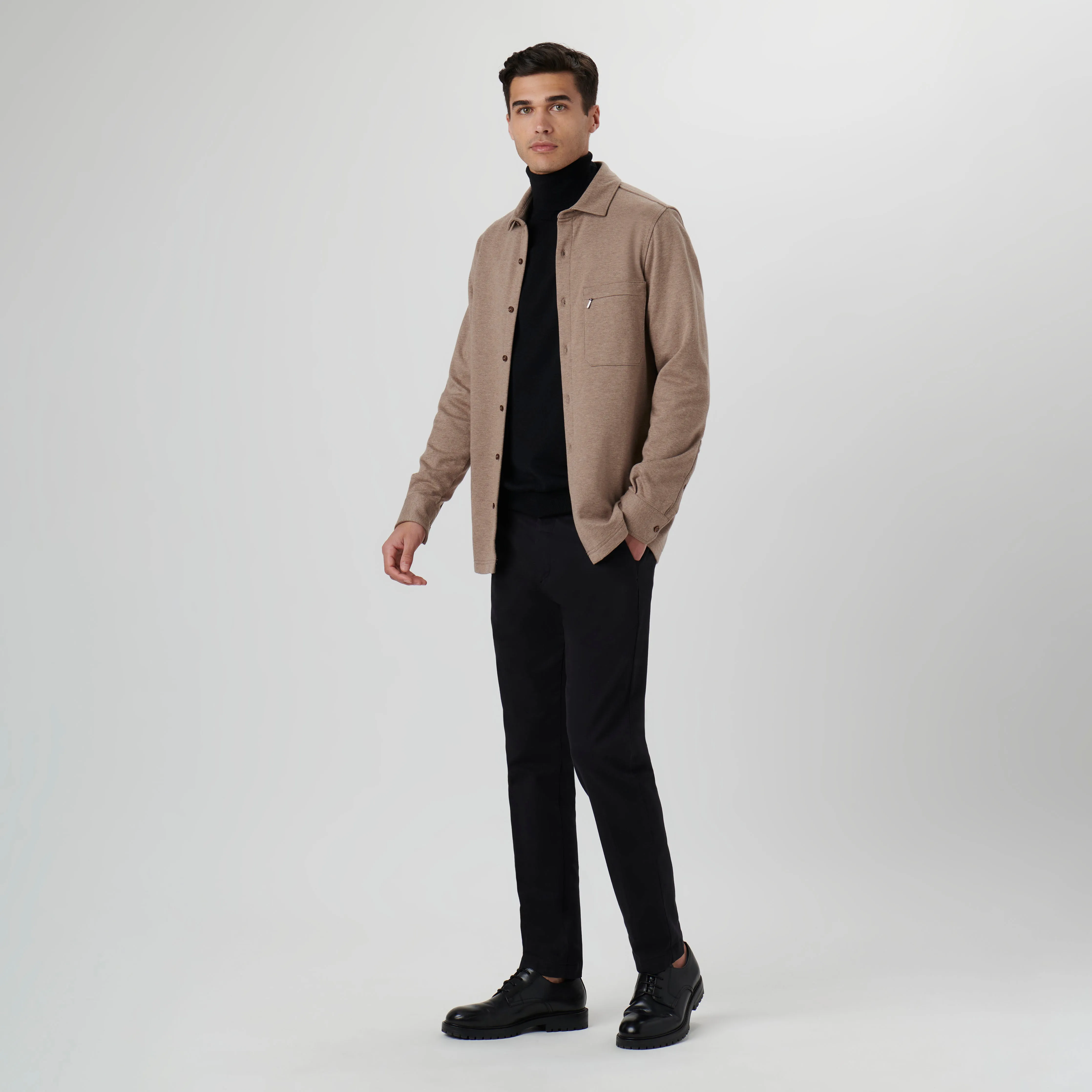 Knitted Shirt Outerwear