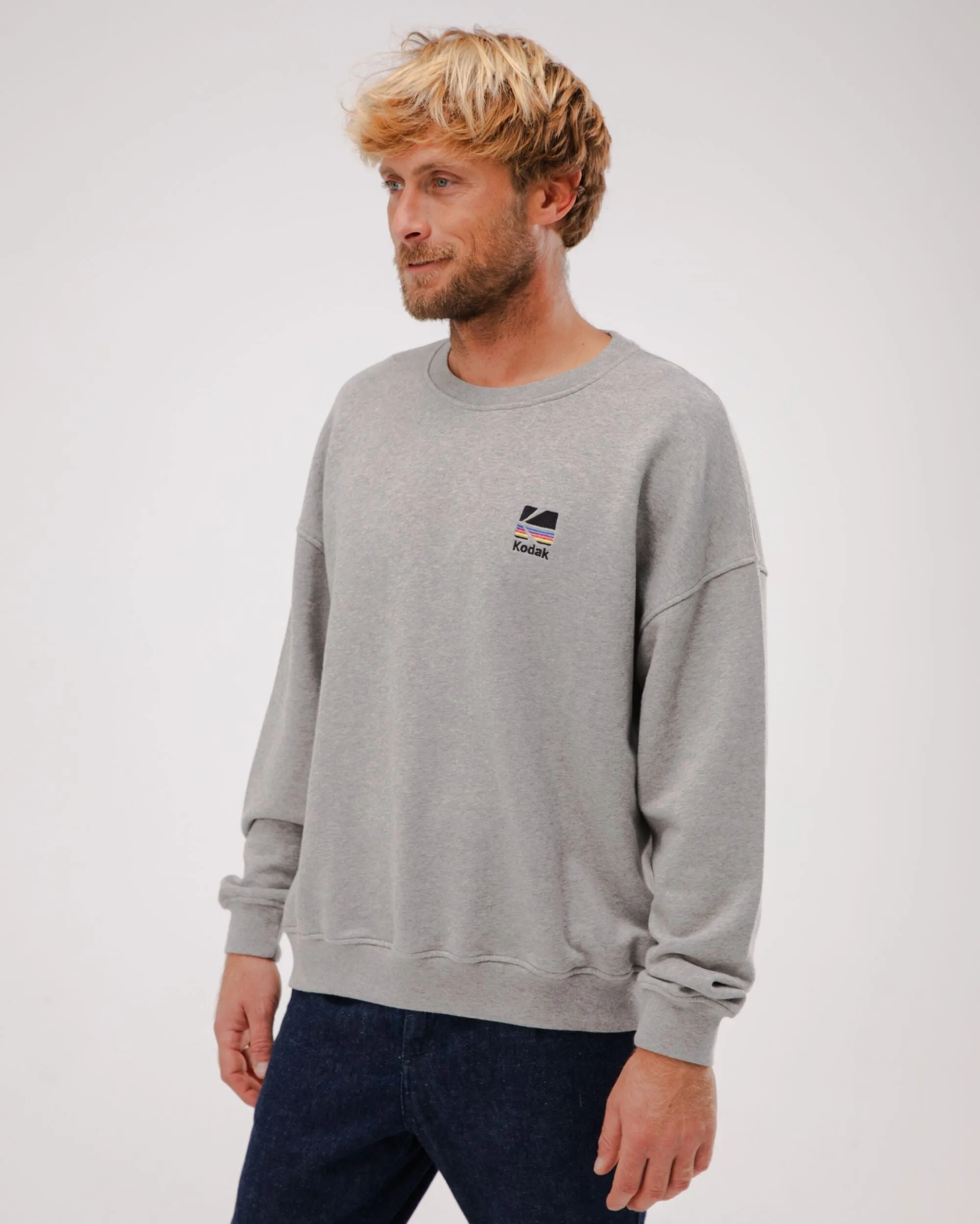 Kodak Color Oversize Sweatshirt Grey