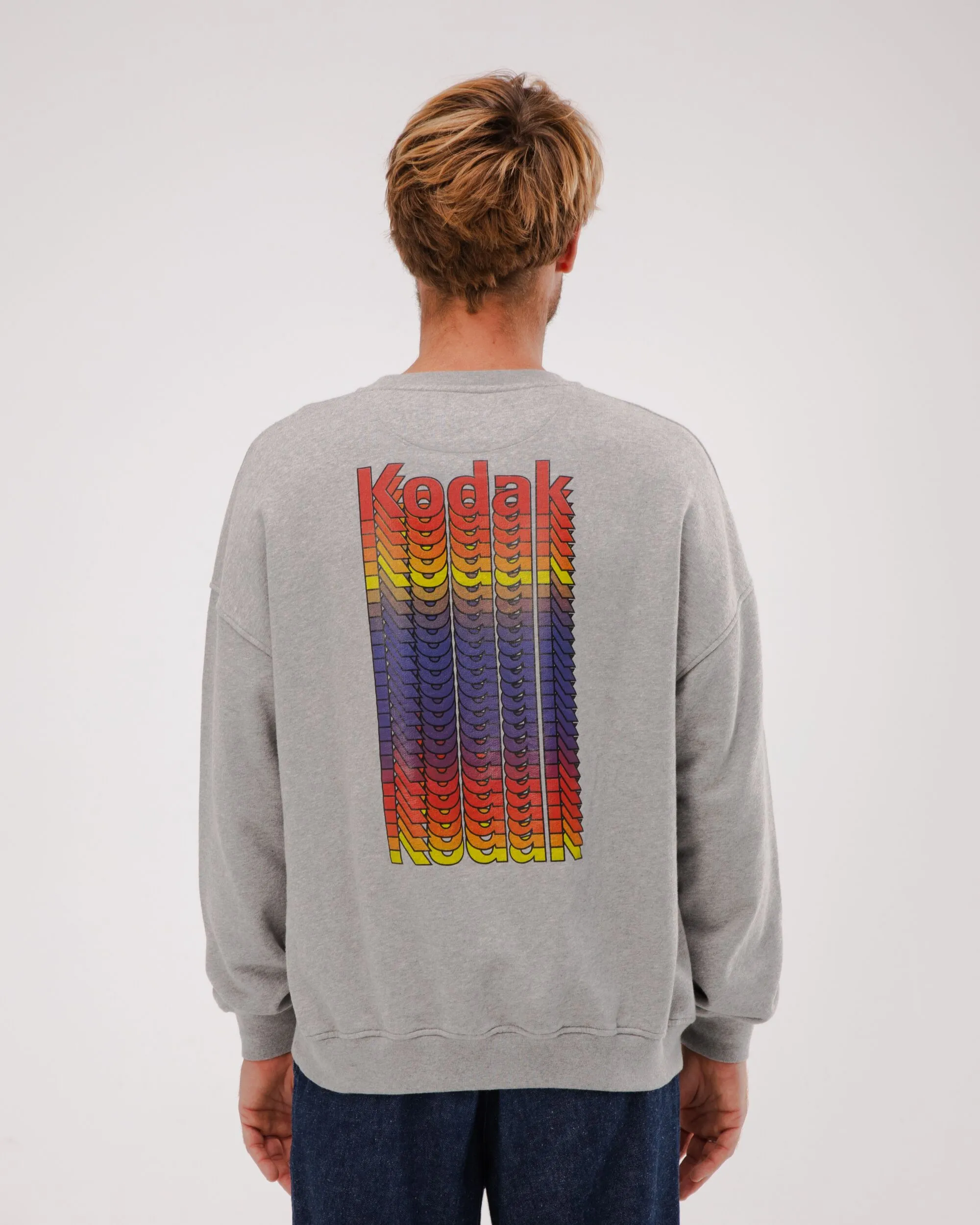 Kodak Color Oversize Sweatshirt Grey