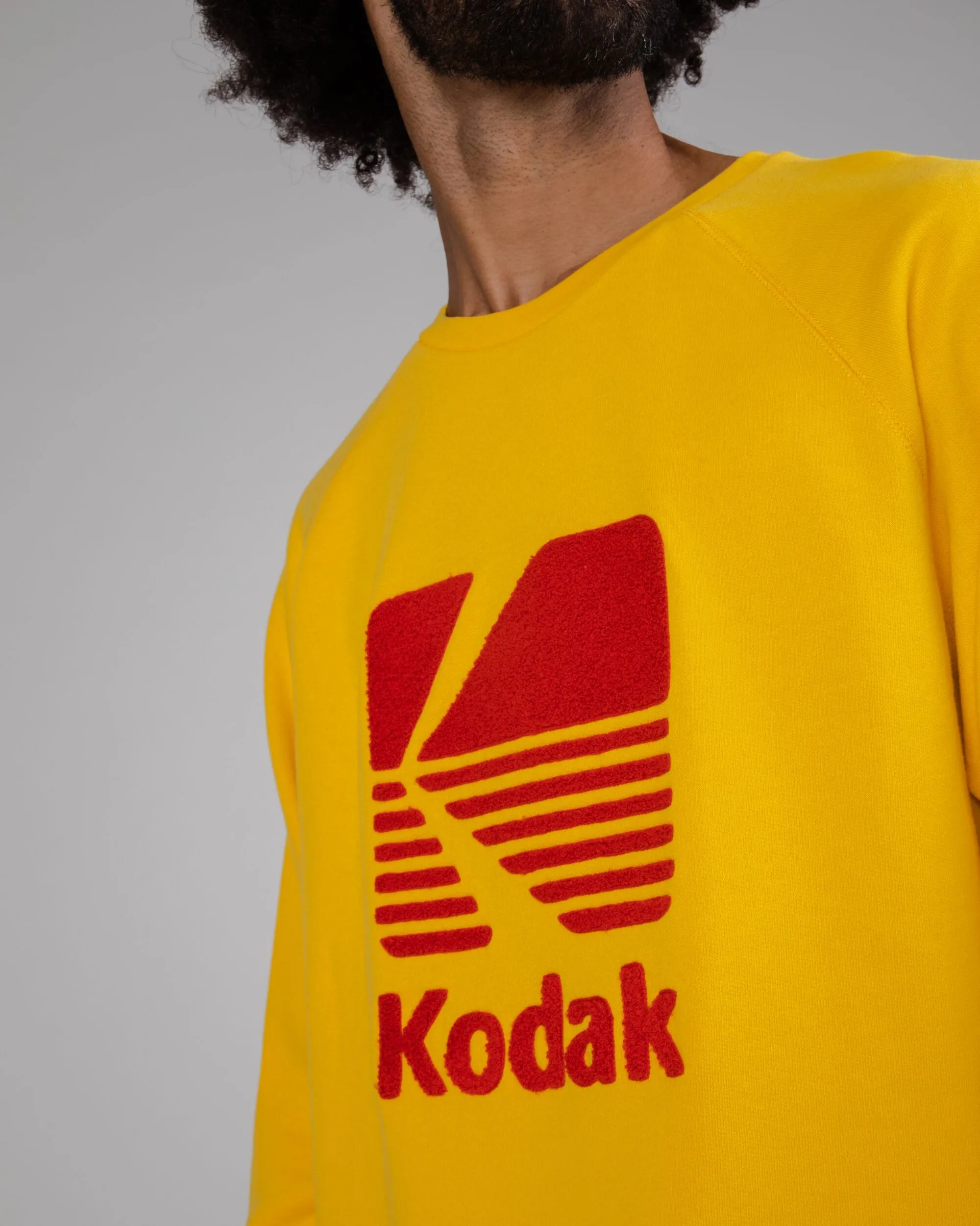 Kodak Logo Sweatshirt Yellow