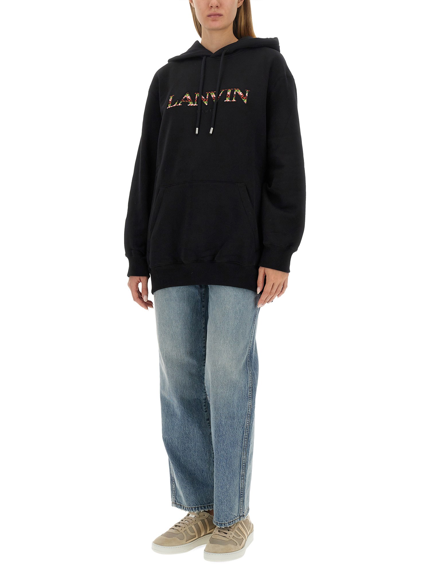 Lanvin Cotton Sweatshirt with Logo