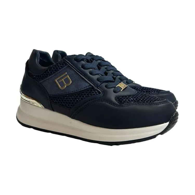 Platform Kid Navy Laura Biagiotti 8406 Sneakers Donna