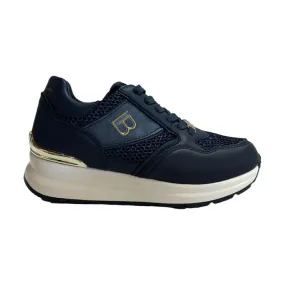 Platform Kid Navy Laura Biagiotti 8406 Sneakers Donna