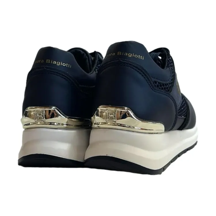 Platform Kid Navy Laura Biagiotti 8406 Sneakers Donna