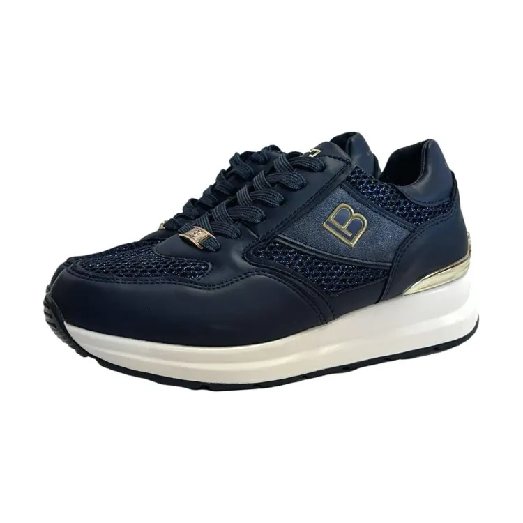 Platform Kid Navy Laura Biagiotti 8406 Sneakers Donna