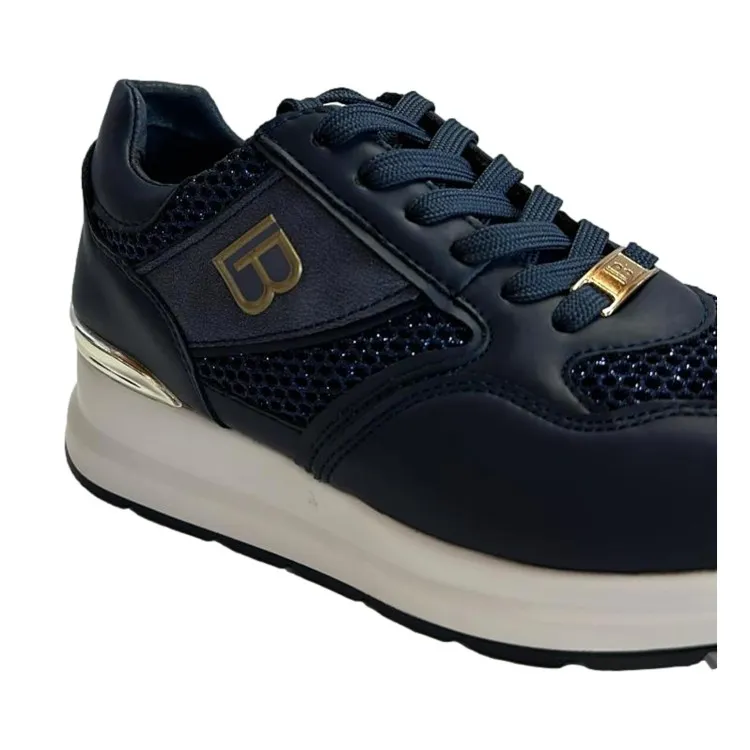 Platform Kid Navy Laura Biagiotti 8406 Sneakers Donna