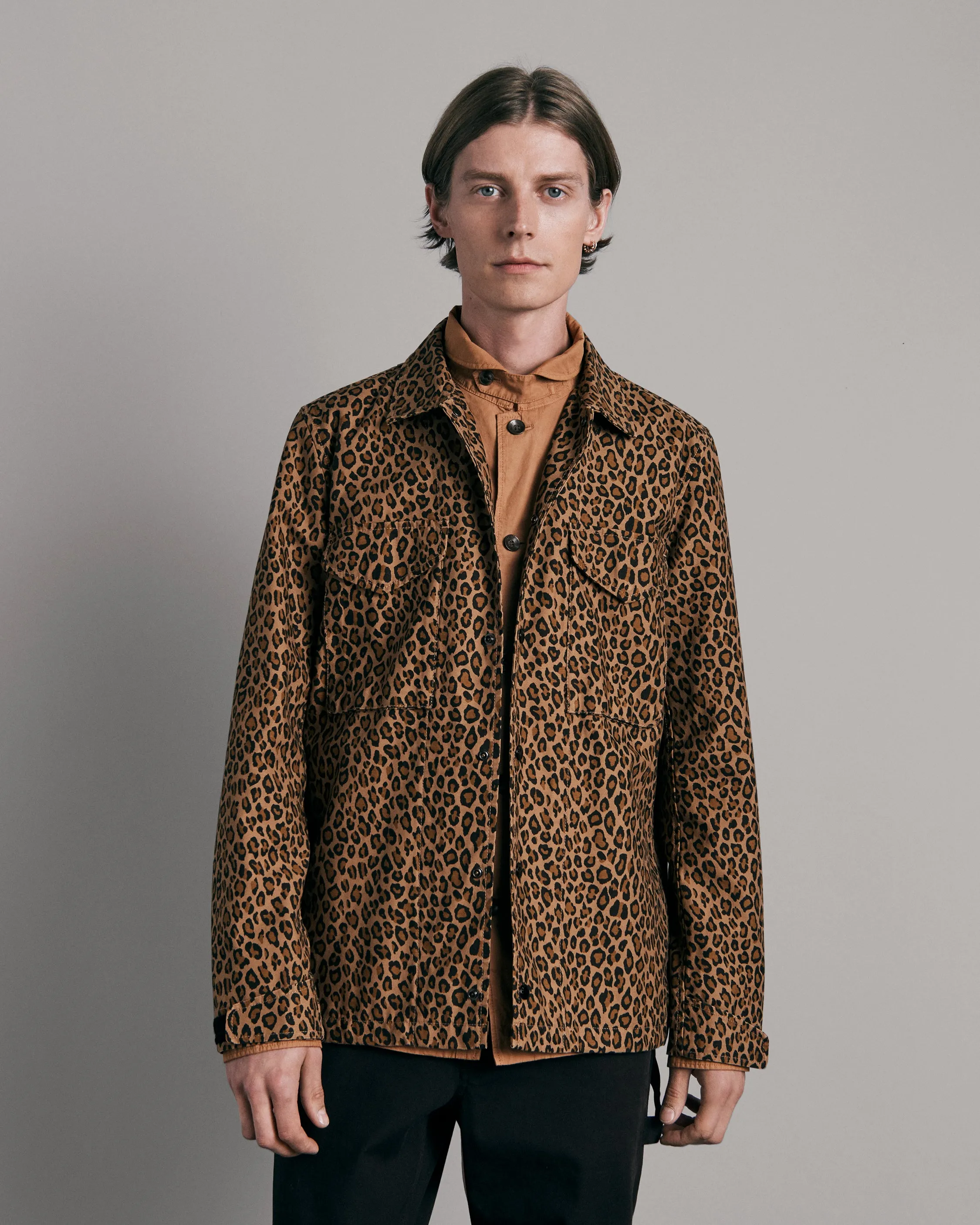 Leopard Print Coach Jacket